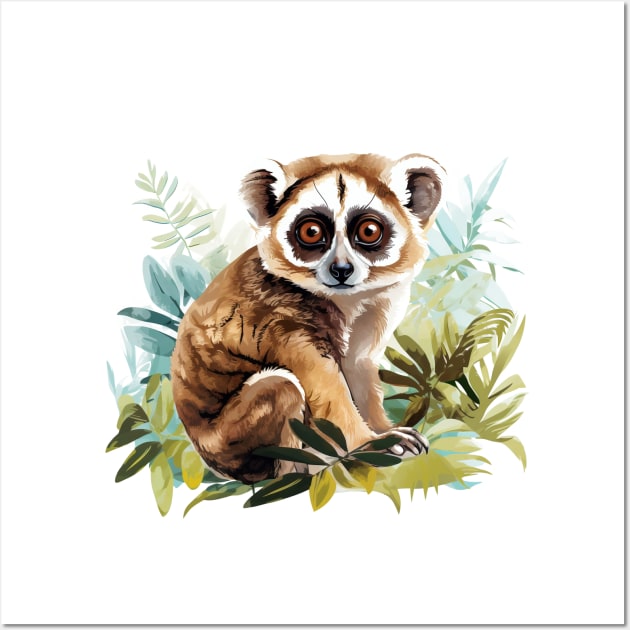 Slow Loris Wall Art by zooleisurelife